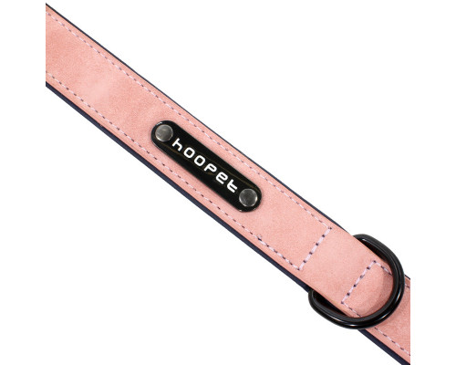 Нашийник для собак Hoopet W033 Pink XL двошаровий Нашийник для собак Hoopet W033 Pink XL двошаровий