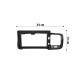 Перехідна рамка 9 Lesko Volvo S60 2013-2018 (3598)