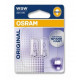 Автолампа ук. OSRAM 2845-02B W5W 24V W2.1X9.5D 10X2 Blister