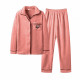 Комплект жіночої піжами Lesko CK-504 Peach 2XL
