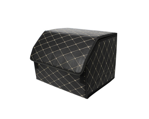 Автомобільний органайзер Lesko ZWX-002 Black/Gold 40х30х30 см Автомобільний органайзер Lesko ZWX-002 Black/Gold 40х30х30 см