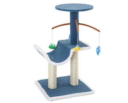 Кігтеточка для кота з іграшками Hoopet 20T0229ML0040 Кігтеточка для кота з іграшками Hoopet 20T0229ML0040