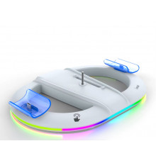 Зарядка-тримач для джойстика PS5 Slim iPega PlayStation 5 PS5 Slim DualSense на 2 геймпади Білий ( hub_pwgl58 )