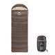 Туристичний спальний мішок в чохлі Naturehike U350 Brown