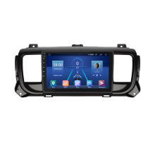 Штатна магнітола Lesko для Peugeot Traveller I 2016-н.в. 9" 6/128Gb 4G Wi-Fi GPS Top (11182-68786)