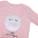 Жіноча тепла піжама Lesko Owl Pink 2XL костюм для дому