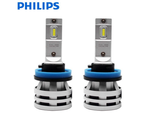 Комплект діодних ламп PHILIPS 11362UE2X2 H11 24W 12-24V Ultinon Essential G2 6500K Комплект діодних ламп PHILIPS 11362UE2X2 H11 24W 12-24V Ultinon Essential G2 6500K