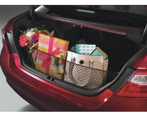 Сітка в багажник автомобіля СМ на 4-х гачках 70х30 см Чорний (С051364)