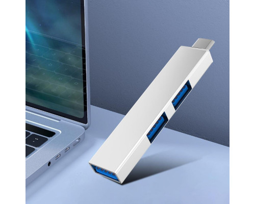 Адаптер перехідник GT Type-C 3.1 на USB 3.0 Сірий (С051250)