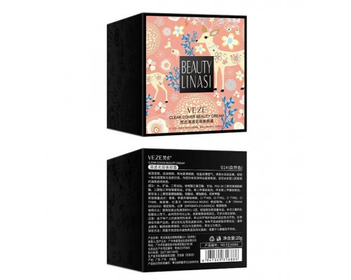 Тональний крем-кушон VEZE Clear Cover Beauty Cream 20g 01 (11276-63747) Тональний крем-кушон VEZE Clear Cover Beauty Cream 20g 01 (11276-63747)