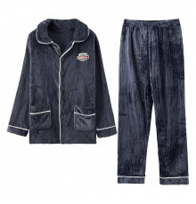 Комплект чоловічої піжами No Brand CK-206 Dark Gray 2XL