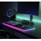 Килимок для миші комп'ютера з rgb підсвічуванням Choice 300х800 мм Чорний