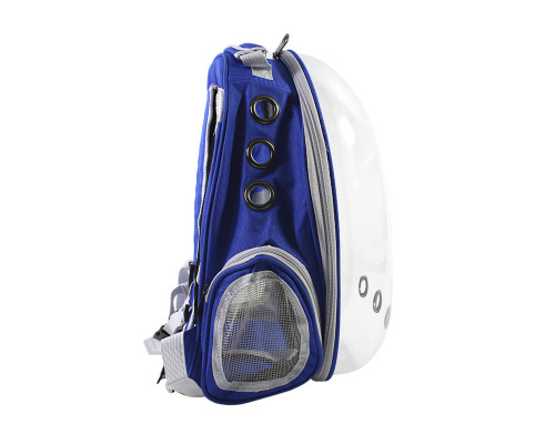 Рюкзак-перенесення Taotaopets 253304 Panoramic Blue 35х25х42 cm з ілюмінатором Рюкзак-перенесення Taotaopets 253304 Panoramic Blue 35х25х42 cm з ілюмінатором