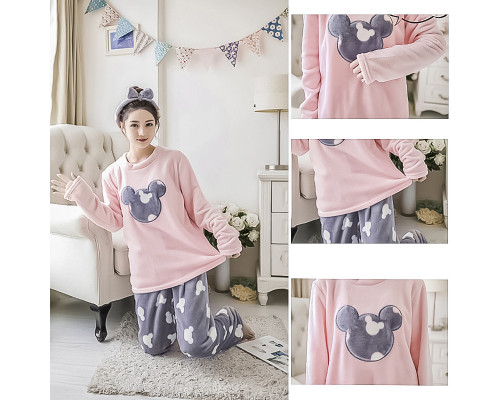 Жіноча піжама Lesko Mickey Mouse M Multicolor Жіноча піжама Lesko Mickey Mouse M Multicolor