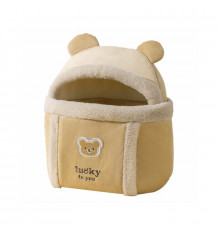 Рюкзак-перенесення Hippie dog 2308SXMJ2582HA12 25х23 см Yellow S Ведмедик 13137-84831