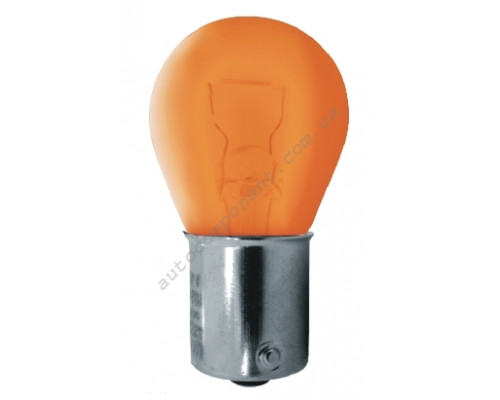 Автолампа ук. КВАНТ PY21W 12V 21W BA15S Amber Автолампа ук. КВАНТ PY21W 12V 21W BA15S Amber