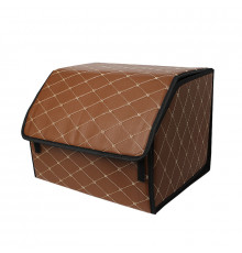 Автомобільний органайзер No Brand ZWX-002 Brown/Gold 55х30х30 см