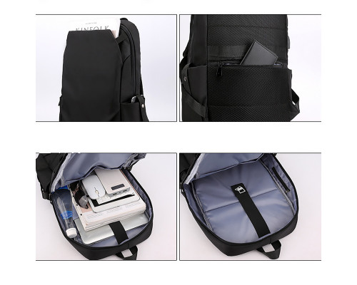 Рюкзак міський No Brand SK-6012 Black 35 л