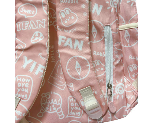 Рюкзак підлітковий Lesko 230632 Зайчик 20 л Pink Рюкзак підлітковий Lesko 230632 Зайчик 20 л Pink