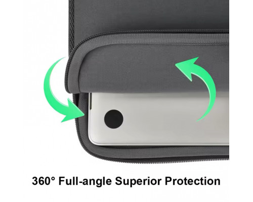 Захисний чохол-сумка для ноутбука MacBook Standart NPK 13 Чорний Захисний чохол-сумка для ноутбука MacBook Standart NPK 13 Чорний