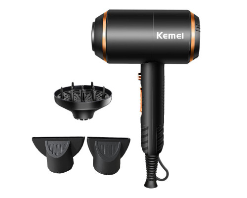 Професійний фен для волосся Kemei KM-8896 1700Вт Професійний фен для волосся Kemei KM-8896 1700Вт