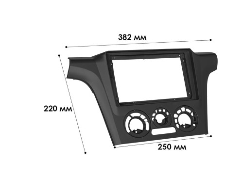 Перехідна рамка Lesko 9" Mitsubishi Outlander 2003-2006 (10729-58884) Перехідна рамка Lesko 9" Mitsubishi Outlander 2003-2006 (10729-58884)