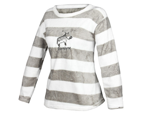 Жіноча піжама Lesko Zebra L Gray-White Жіноча піжама Lesko Zebra L Gray-White