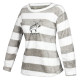 Жіноча піжама Lesko Zebra L Gray-White