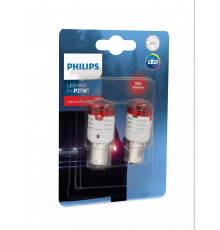 Автолампа діоди PHILIPS 11498U30RB2 P21W LED 12V Ultinon Pro3000 RED