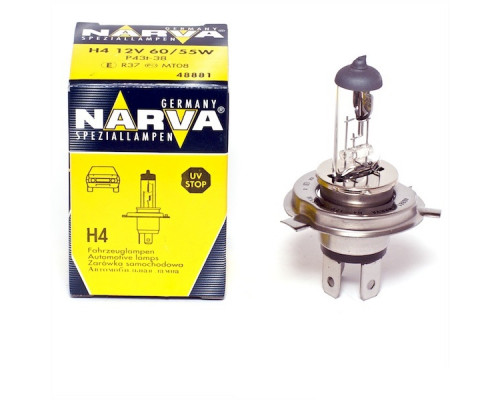Автолампа NARVA 48881 H4 12V 60/55 W P43t Автолампа NARVA 48881 H4 12V 60/55 W P43t