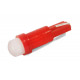 Світлодіодна лампа AllLight T 5 1 діод COB W2*4.6d 12V RED