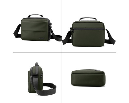 Сумка-месенджер No Brand 087-1 20х27х11 см Green 11988-85734