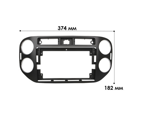 Перехідна рамка Lesko 9 Volkswagen Tiguan 2011-2016 (1747) Перехідна рамка Lesko 9 Volkswagen Tiguan 2011-2016 (1747)
