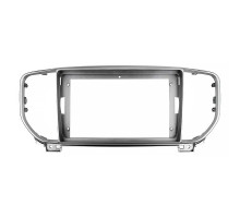 Перехідна рамка 9" Lesko для Kia Sportage 4 2018+ (KI 077N) Silver Кіа спортейдж