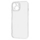 Силіконовий протиударний чохол панель Case + скло 9Н на Iphone 15 із захистом камери прозорий (515151)