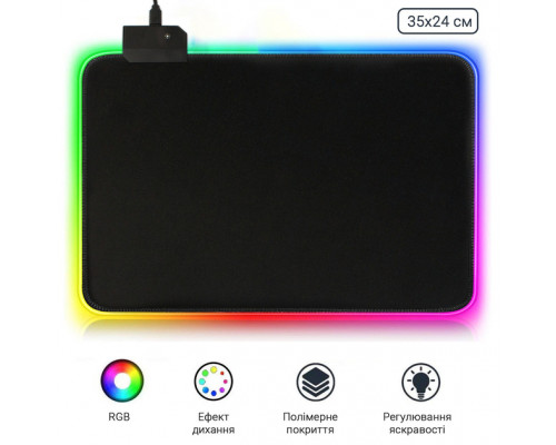 Ігрова поверхня з RGB підсвіткою FeelTouch Black Ігрова поверхня з RGB підсвіткою FeelTouch Black