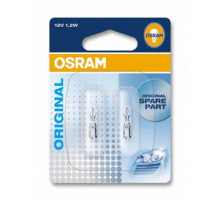 Автолампа ук. OSRAM 2721-02B W1,2W 12V W2x4.6D 10X2 Blister