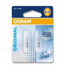 Автолампа ук. OSRAM 2721-02B W1,2W 12V W2x4.6D 10X2 Blister