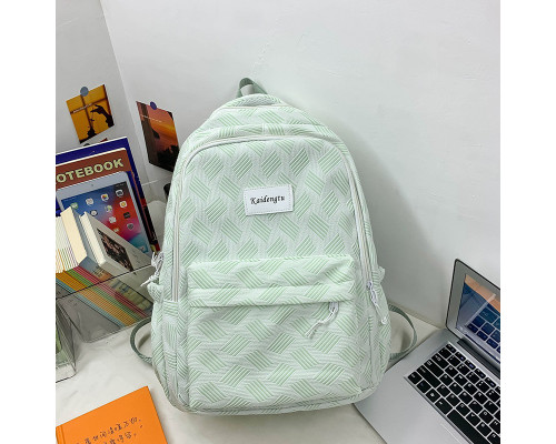 Рюкзак підлітковий No Brand 5108 42х29 см Green 13082-84474