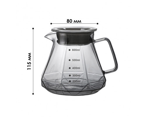 Сервер для приготування кави Choxila 11730 600 мл 13035-84124