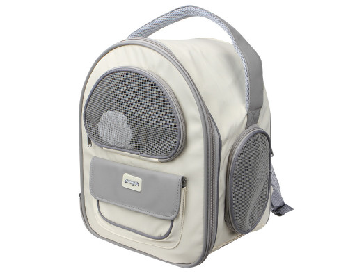 Рюкзак-перенесення для тварин MoorPet 242210 39х33 см Gray 12984-84042