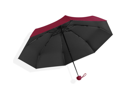 Міні-парасолька Lesko 190T Burgundy (12335-75018) Міні-парасолька Lesko 190T Burgundy (12335-75018)