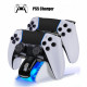 Зарядка для джойстика PS 5 Dobe Станція для PlayStation 5 PS 5 DualSense dualsense edge на 2 геймпади Білий