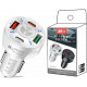 Зарядний пристрій Xiamen 2USB 2Type-C PD20W QC 3.0 White (050552)