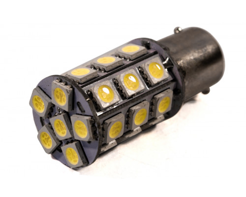 Світлодіодна лампа AllLight T25/5 27 діодів 5050 1157 BA15S 12V Світлодіодна лампа AllLight T25/5 27 діодів 5050 1157 BA15S 12V