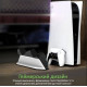 Зарядка для джойстика PS5 BebonCool для PlayStation 5 PS5 DualSense на 2 геймпади з LED підсвічуванням P5 Білий