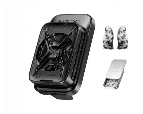 Комплект: кулер Black Shark FunCooler K40 та ігрові напальчники Memo Pro з боксом для зберігання Комплект: кулер Black Shark FunCooler K40 та ігрові напальчники Memo Pro з боксом для зберігання