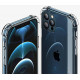 Силіконовий протиударний чохол панель + скло 9Н на Iphone 14 Pro із захистом камери прозорий Case (465645645)
