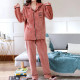 Комплект жіночої піжами Lesko CK-504 Peach 2XL