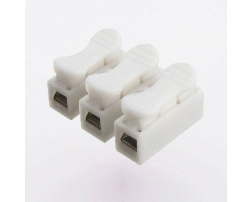 Набір з'єднувачів для дроту PW CH-3 колодки клемні на три контакти 30 шт Білий (C051302-30)